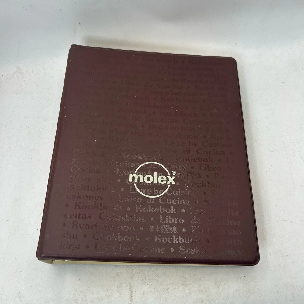 Dark Brown Book Binder‎ Organizer Yellow Tab Classic Functional